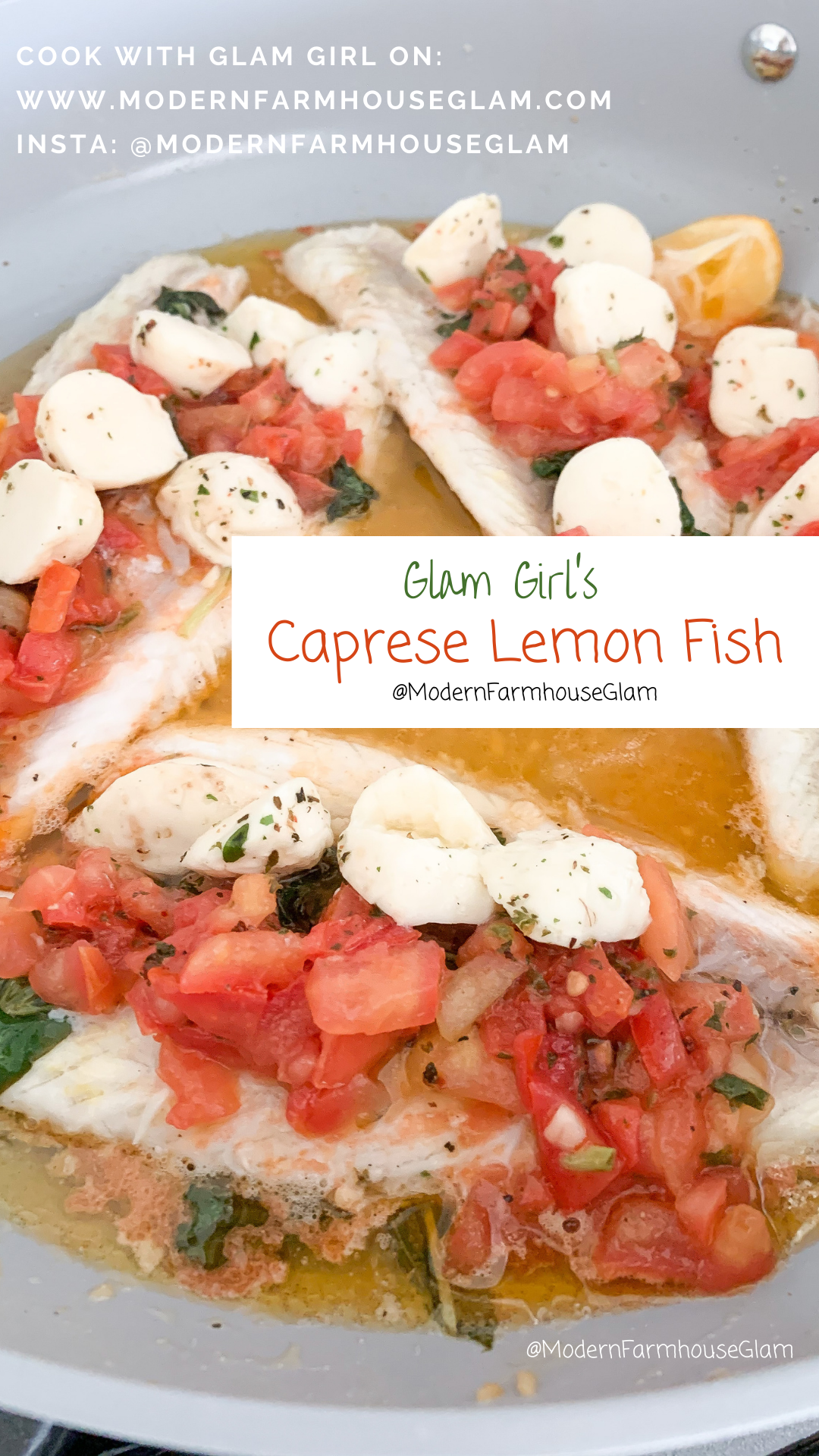 Caprese Lemon Fish Recipe